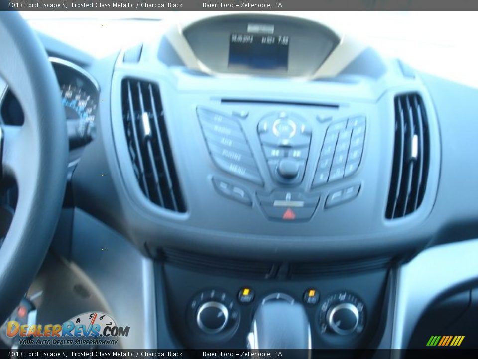 2013 Ford Escape S Frosted Glass Metallic / Charcoal Black Photo #16