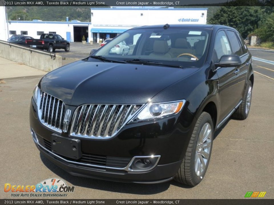 2013 Lincoln MKX AWD Tuxedo Black / Medium Light Stone Photo #2