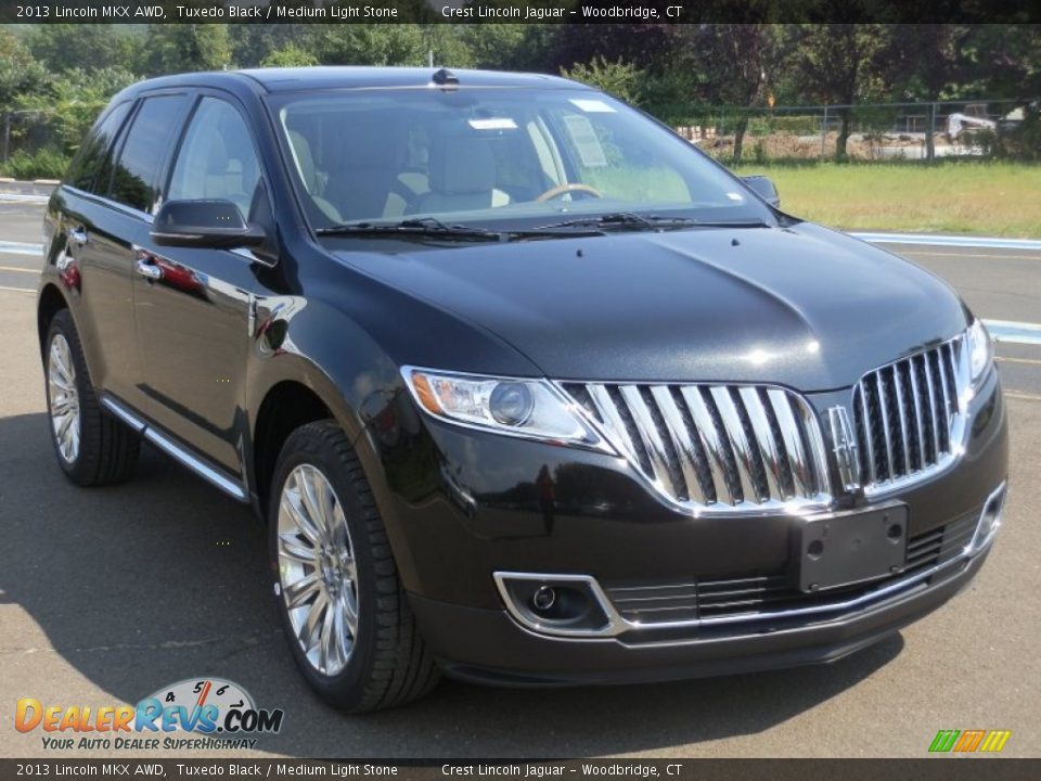 2013 Lincoln MKX AWD Tuxedo Black / Medium Light Stone Photo #4