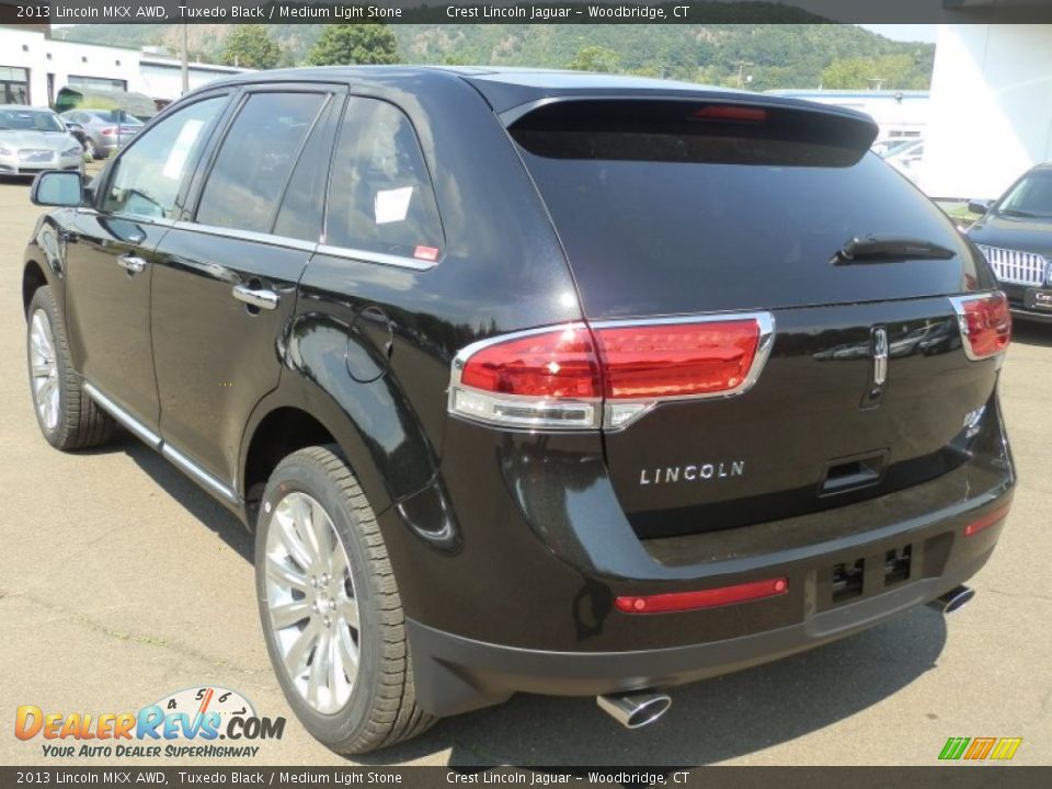 2013 Lincoln MKX AWD Tuxedo Black / Medium Light Stone Photo #5