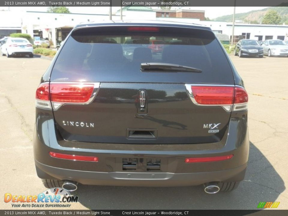 2013 Lincoln MKX AWD Tuxedo Black / Medium Light Stone Photo #6