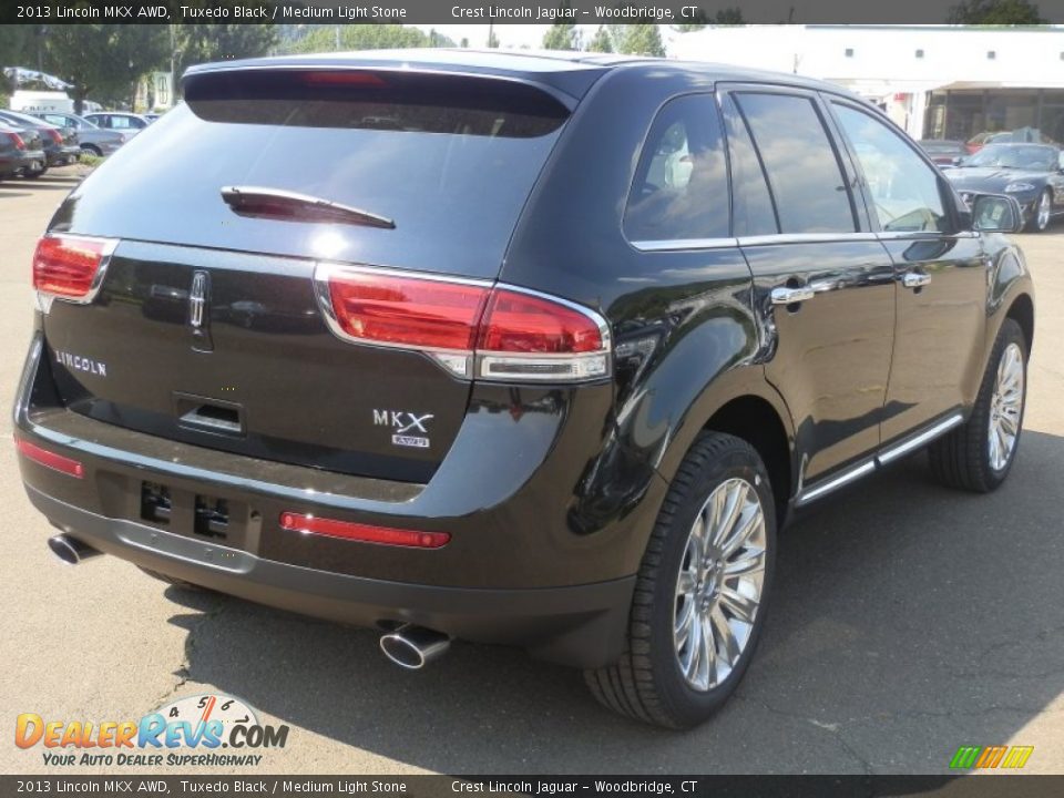 2013 Lincoln MKX AWD Tuxedo Black / Medium Light Stone Photo #7