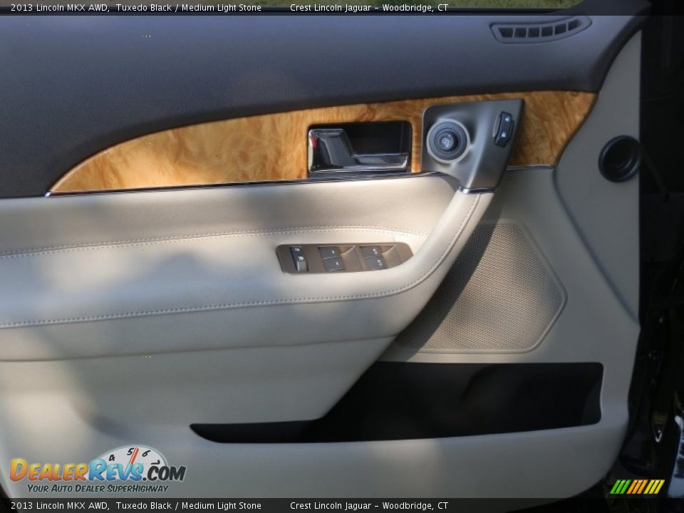 2013 Lincoln MKX AWD Tuxedo Black / Medium Light Stone Photo #14
