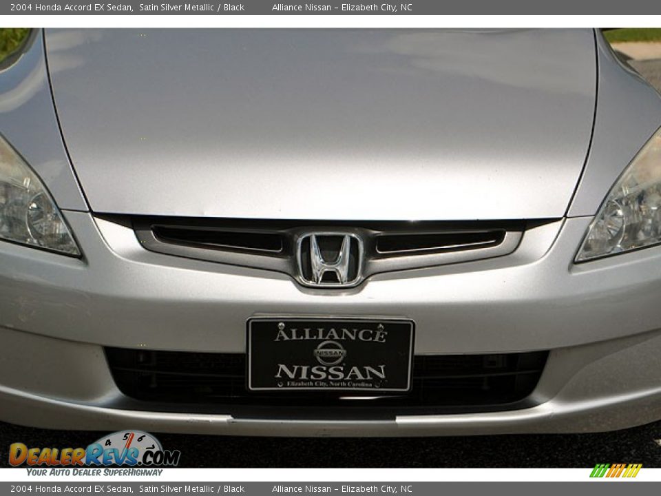 2004 Honda Accord EX Sedan Satin Silver Metallic / Black Photo #1