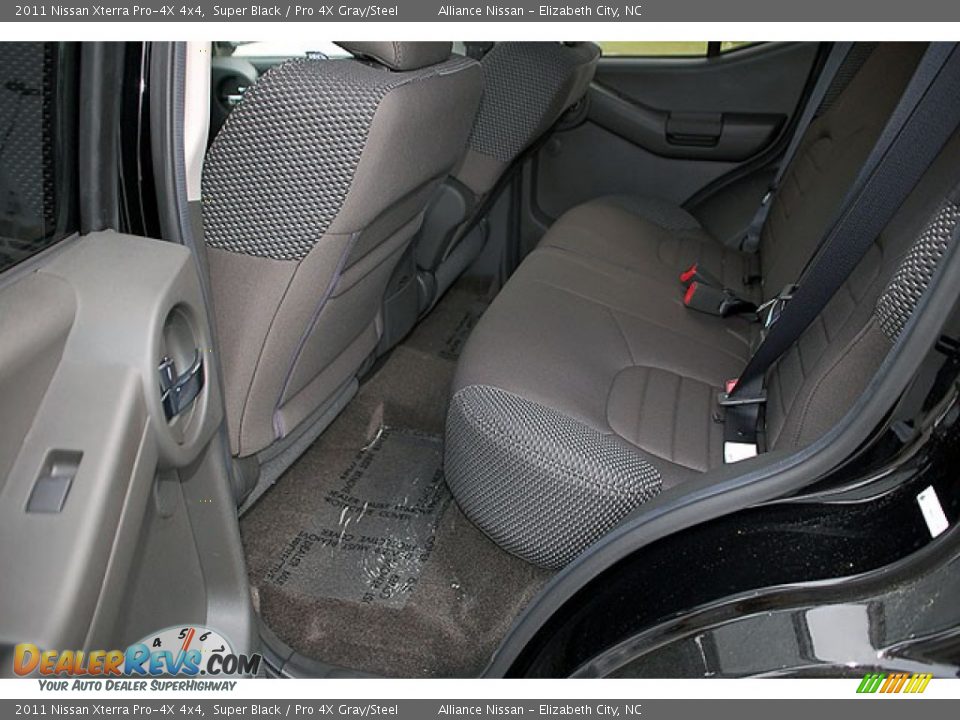 2011 Nissan Xterra Pro-4X 4x4 Super Black / Pro 4X Gray/Steel Photo #11