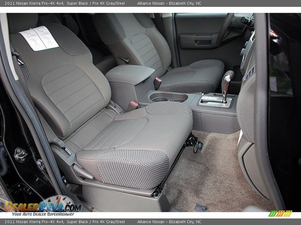 2011 Nissan Xterra Pro-4X 4x4 Super Black / Pro 4X Gray/Steel Photo #19