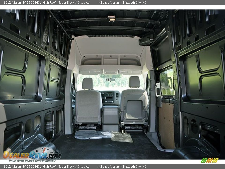 2012 Nissan NV 2500 HD S High Roof Super Black / Charcoal Photo #5