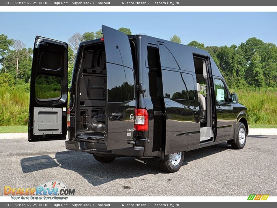 2012 Nissan NV 2500 HD S High Roof Super Black / Charcoal Photo #6