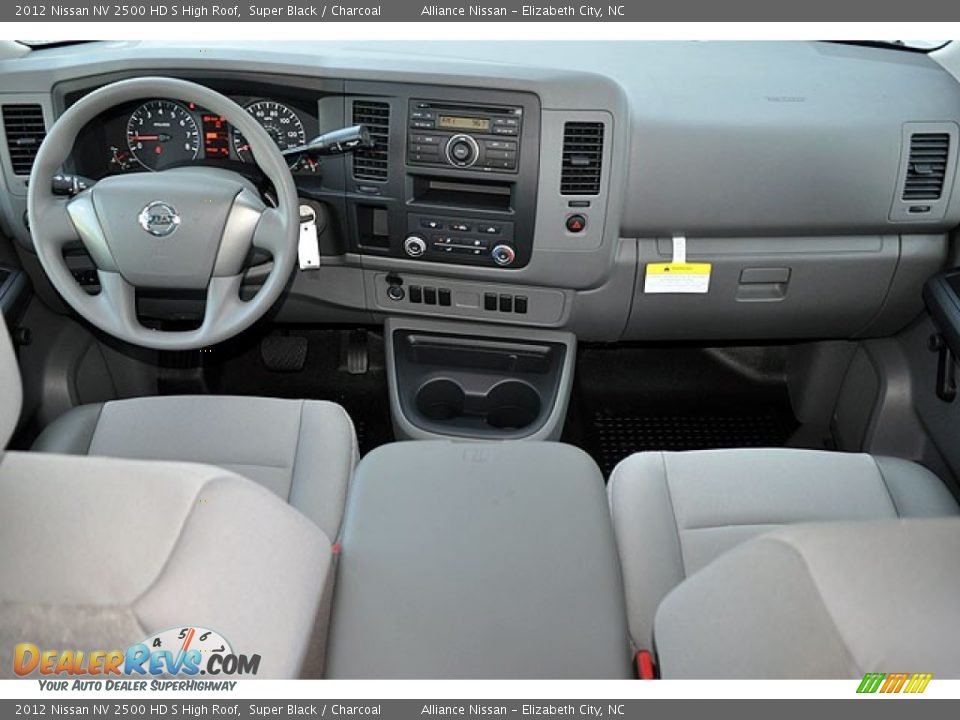 2012 Nissan NV 2500 HD S High Roof Super Black / Charcoal Photo #15