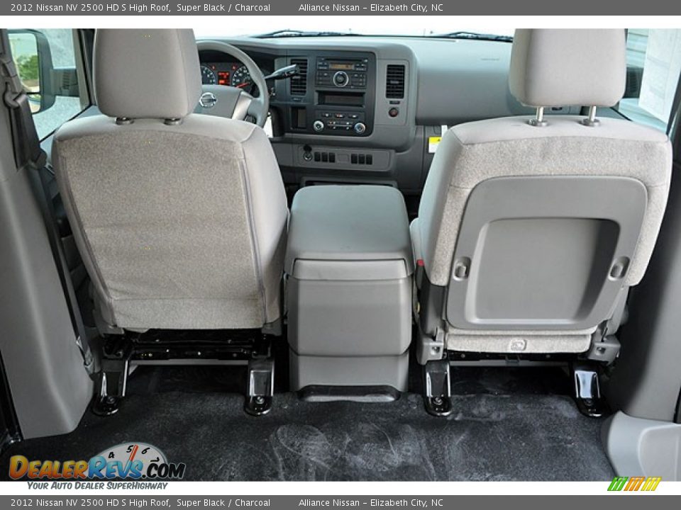 2012 Nissan NV 2500 HD S High Roof Super Black / Charcoal Photo #16