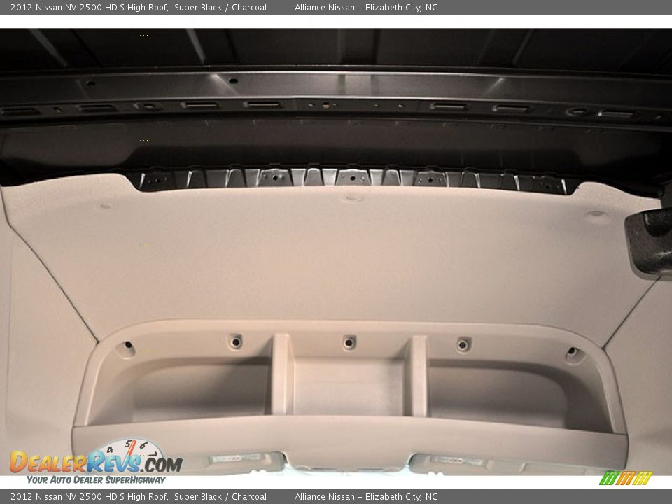 2012 Nissan NV 2500 HD S High Roof Super Black / Charcoal Photo #17