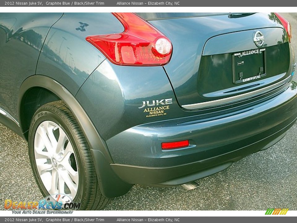 2012 Nissan Juke SV Graphite Blue / Black/Silver Trim Photo #4