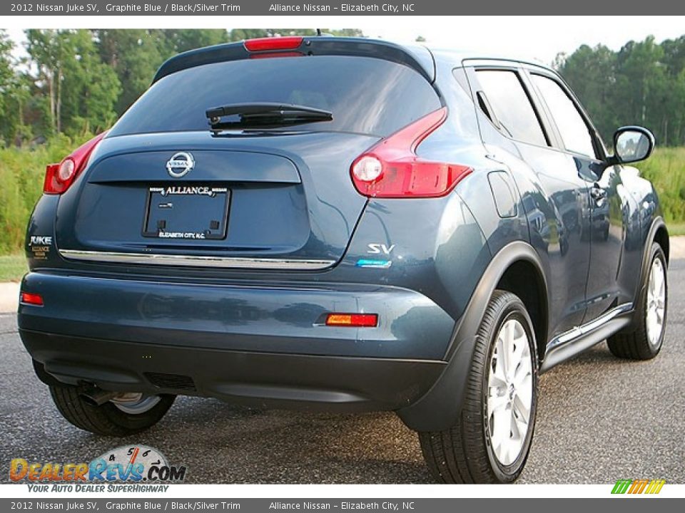 2012 Nissan Juke SV Graphite Blue / Black/Silver Trim Photo #5