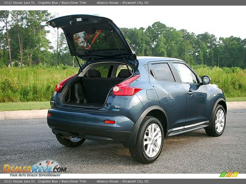 2012 Nissan Juke SV Graphite Blue / Black/Silver Trim Photo #6