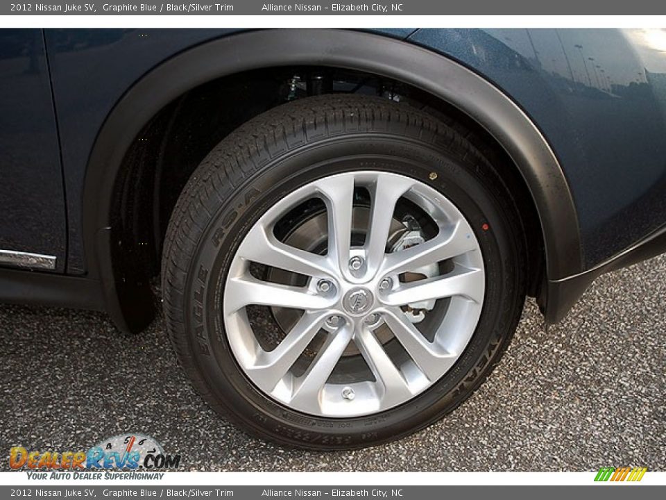 2012 Nissan Juke SV Graphite Blue / Black/Silver Trim Photo #8