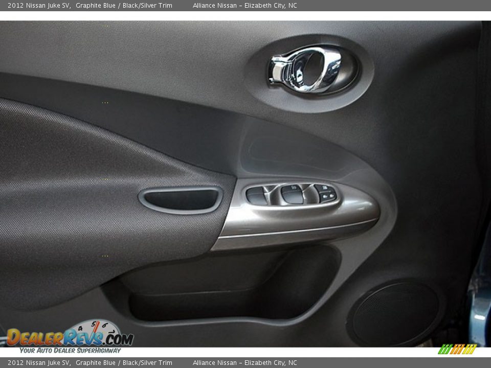 2012 Nissan Juke SV Graphite Blue / Black/Silver Trim Photo #10