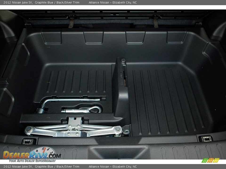 2012 Nissan Juke SV Graphite Blue / Black/Silver Trim Photo #18
