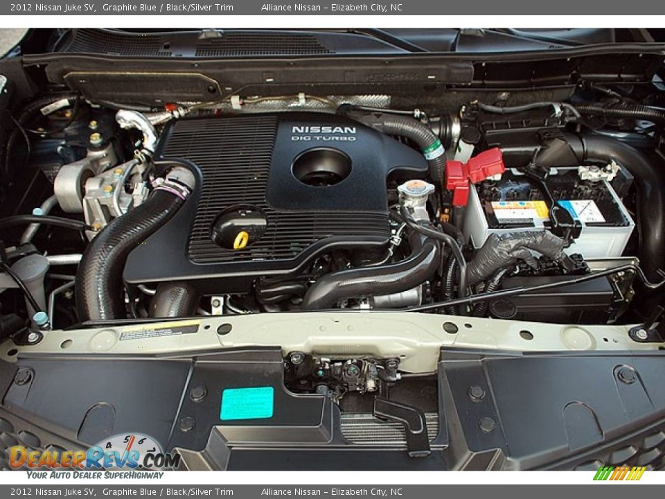 2012 Nissan Juke SV Graphite Blue / Black/Silver Trim Photo #24