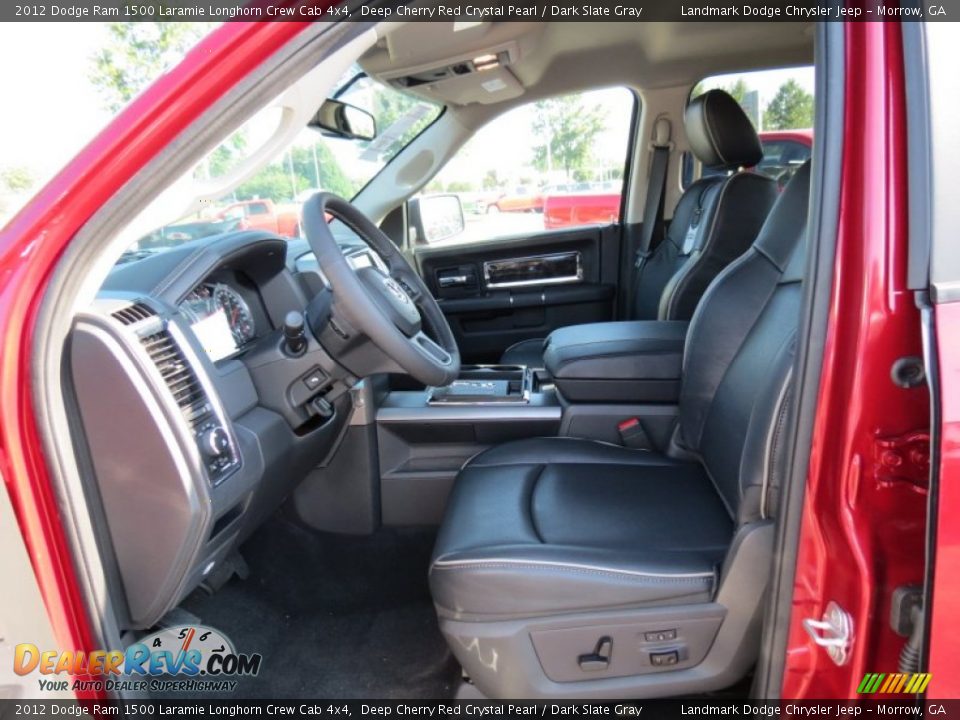 Dark Slate Gray Interior - 2012 Dodge Ram 1500 Laramie Longhorn Crew Cab 4x4 Photo #6