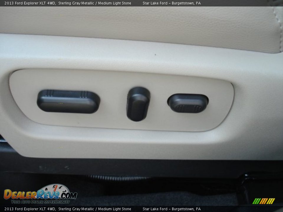 2013 Ford Explorer XLT 4WD Sterling Gray Metallic / Medium Light Stone Photo #18
