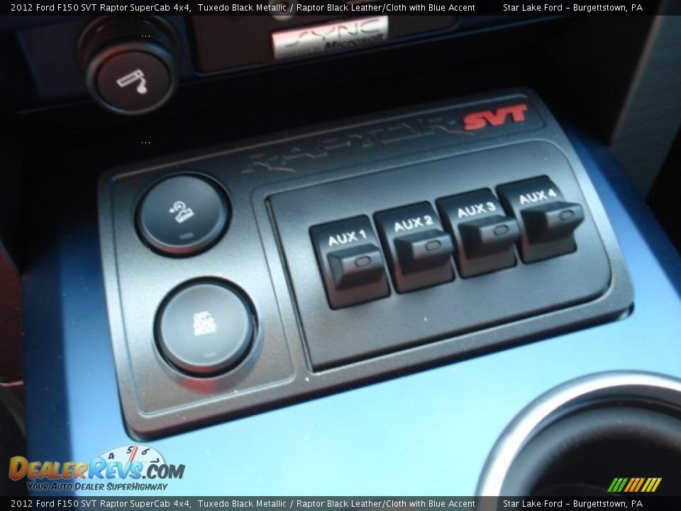 Controls of 2012 Ford F150 SVT Raptor SuperCab 4x4 Photo #21