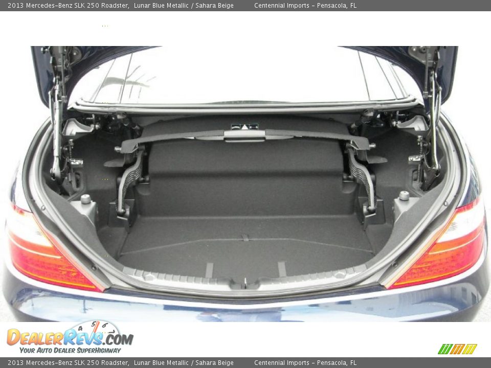 2013 Mercedes-Benz SLK 250 Roadster Lunar Blue Metallic / Sahara Beige Photo #14