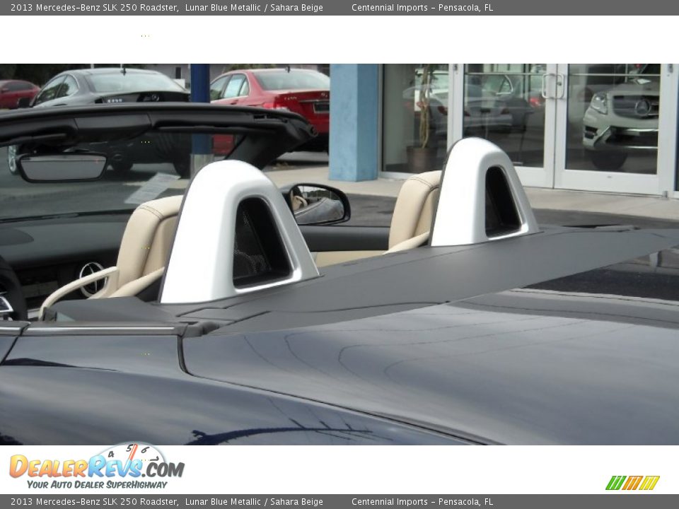 2013 Mercedes-Benz SLK 250 Roadster Lunar Blue Metallic / Sahara Beige Photo #16
