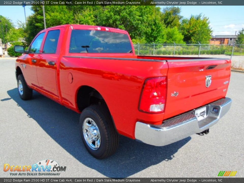 2012 Dodge Ram 2500 HD ST Crew Cab 4x4 Case IH Red / Dark Slate/Medium Graystone Photo #5