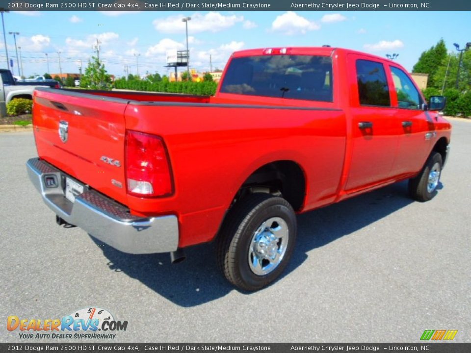 2012 Dodge Ram 2500 HD ST Crew Cab 4x4 Case IH Red / Dark Slate/Medium Graystone Photo #6