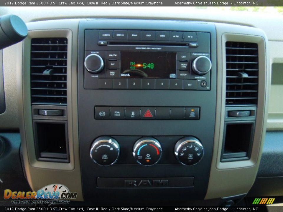 Controls of 2012 Dodge Ram 2500 HD ST Crew Cab 4x4 Photo #13