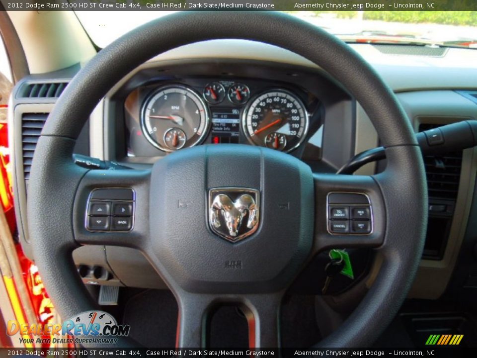 2012 Dodge Ram 2500 HD ST Crew Cab 4x4 Steering Wheel Photo #14