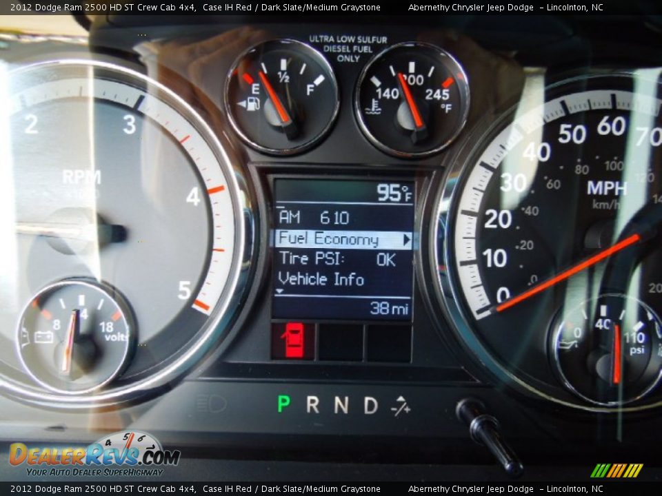 2012 Dodge Ram 2500 HD ST Crew Cab 4x4 Gauges Photo #15