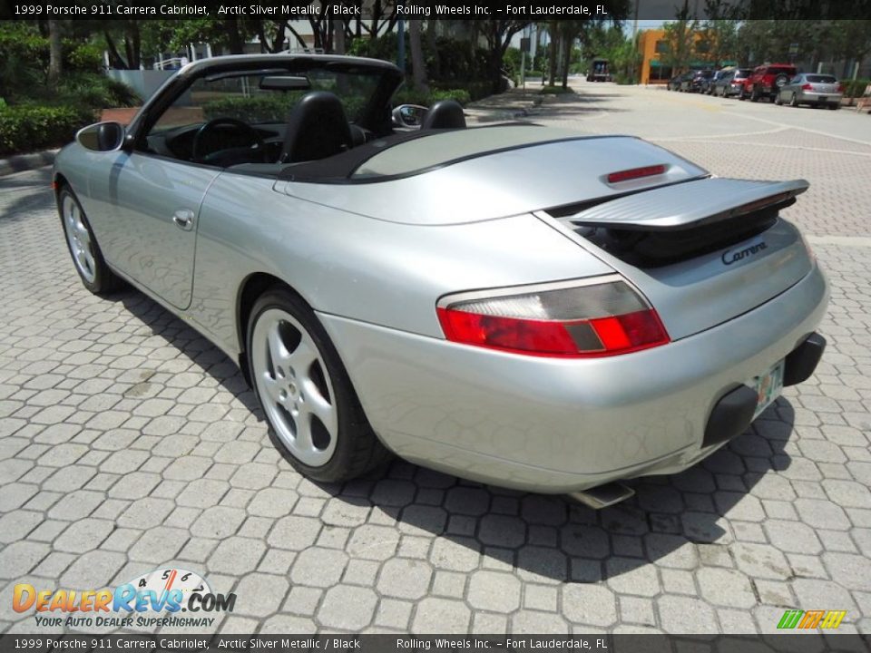 1999 Porsche 911 Carrera Cabriolet Arctic Silver Metallic / Black Photo #1