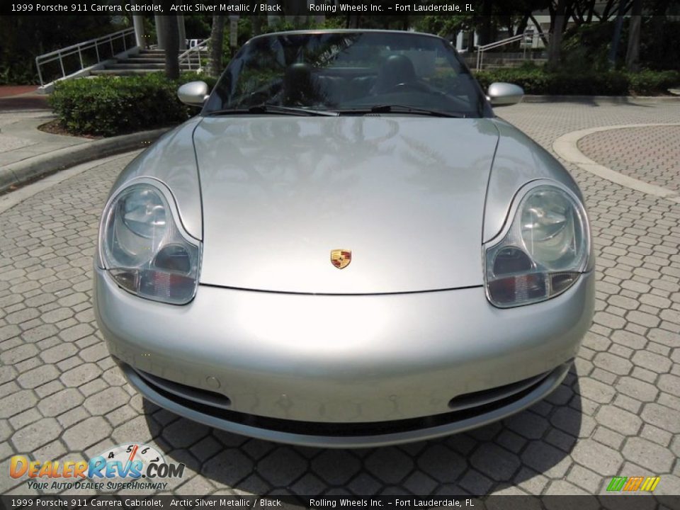 1999 Porsche 911 Carrera Cabriolet Arctic Silver Metallic / Black Photo #5