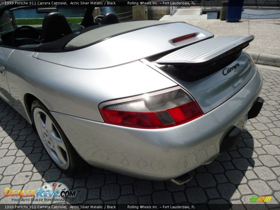 1999 Porsche 911 Carrera Cabriolet Arctic Silver Metallic / Black Photo #10