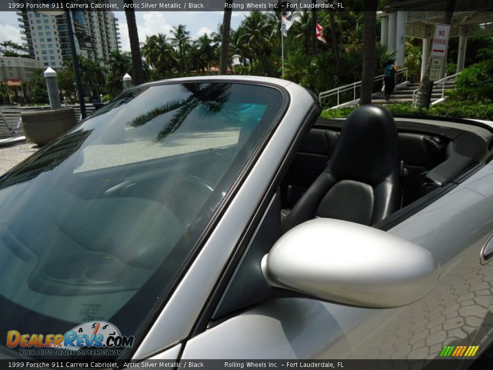 1999 Porsche 911 Carrera Cabriolet Arctic Silver Metallic / Black Photo #13