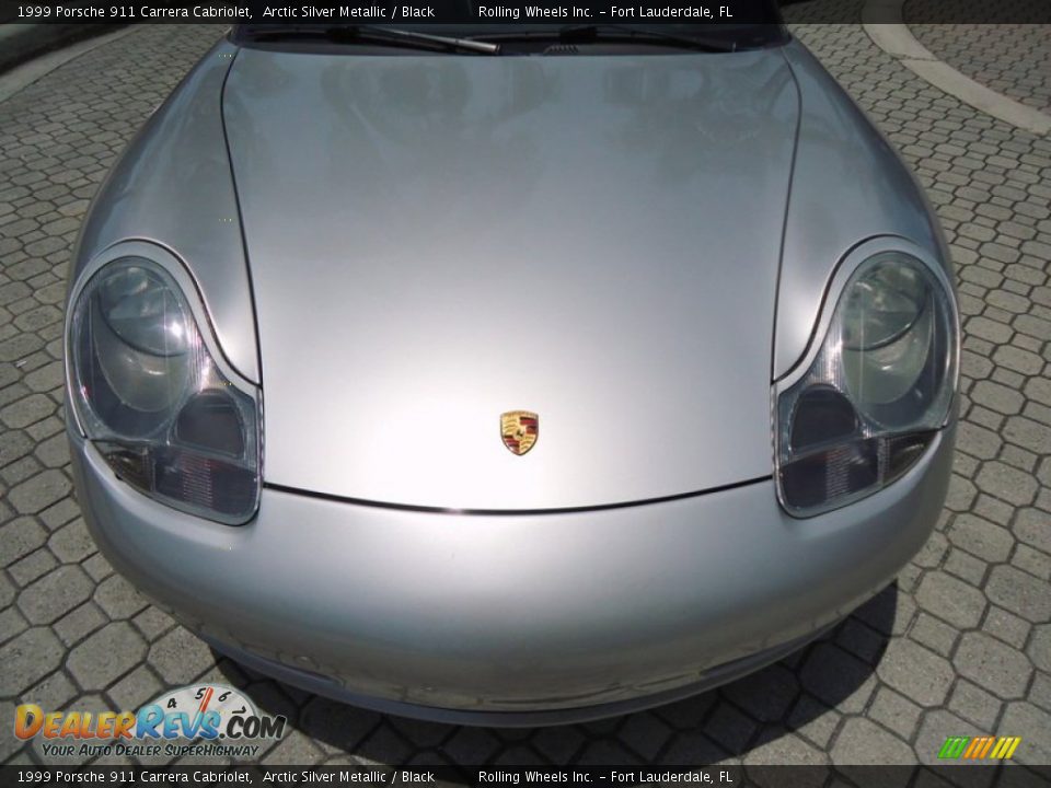 1999 Porsche 911 Carrera Cabriolet Arctic Silver Metallic / Black Photo #17