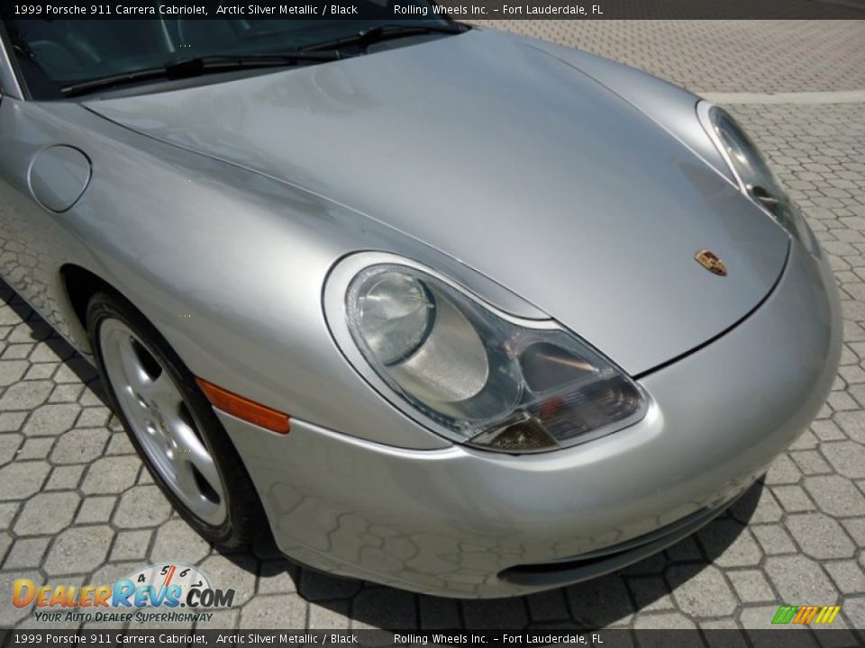 1999 Porsche 911 Carrera Cabriolet Arctic Silver Metallic / Black Photo #18