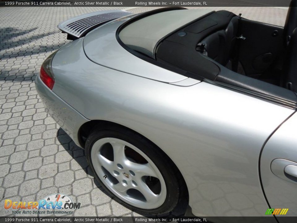 1999 Porsche 911 Carrera Cabriolet Arctic Silver Metallic / Black Photo #20