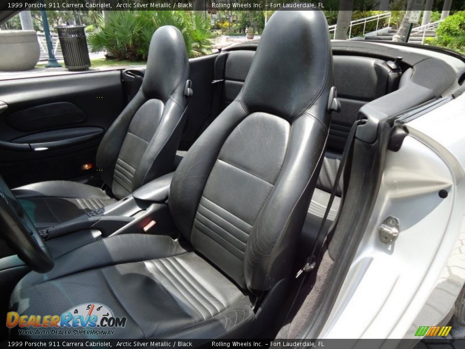1999 Porsche 911 Carrera Cabriolet Arctic Silver Metallic / Black Photo #21