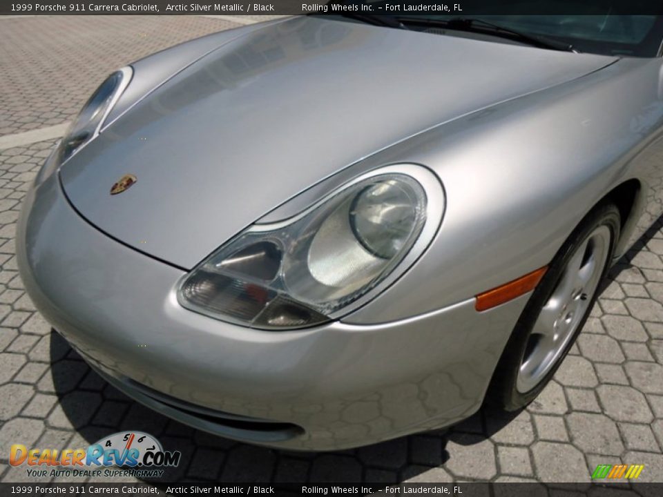 1999 Porsche 911 Carrera Cabriolet Arctic Silver Metallic / Black Photo #23