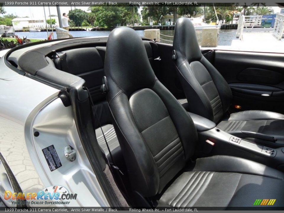 1999 Porsche 911 Carrera Cabriolet Arctic Silver Metallic / Black Photo #24
