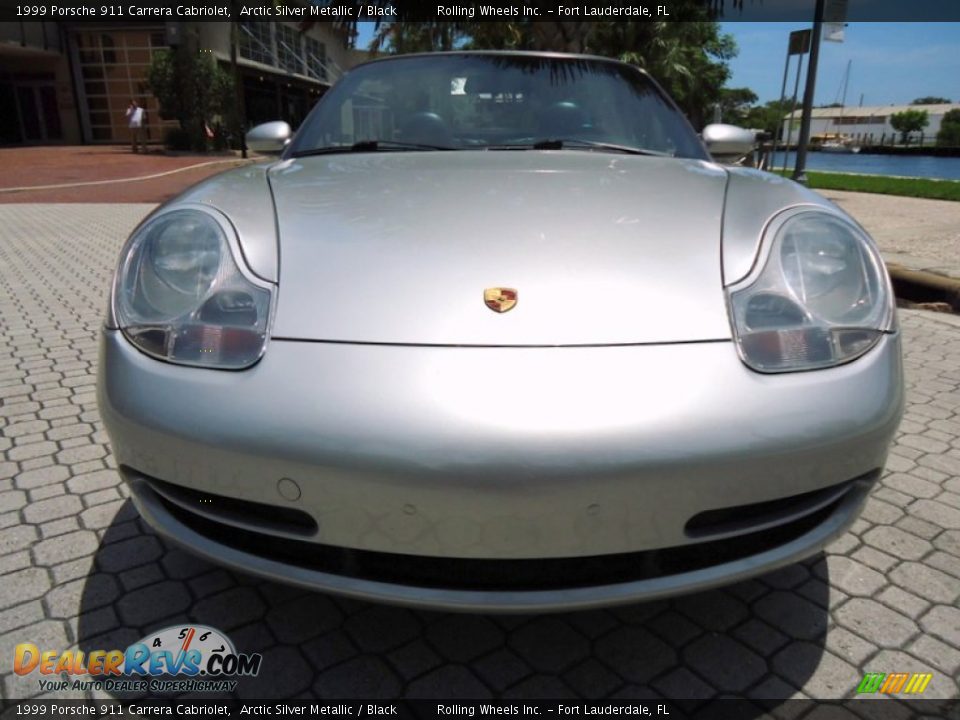 1999 Porsche 911 Carrera Cabriolet Arctic Silver Metallic / Black Photo #25