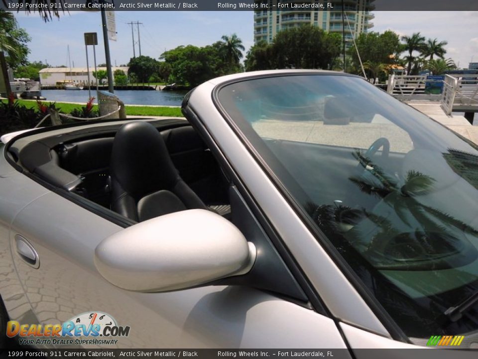 1999 Porsche 911 Carrera Cabriolet Arctic Silver Metallic / Black Photo #27