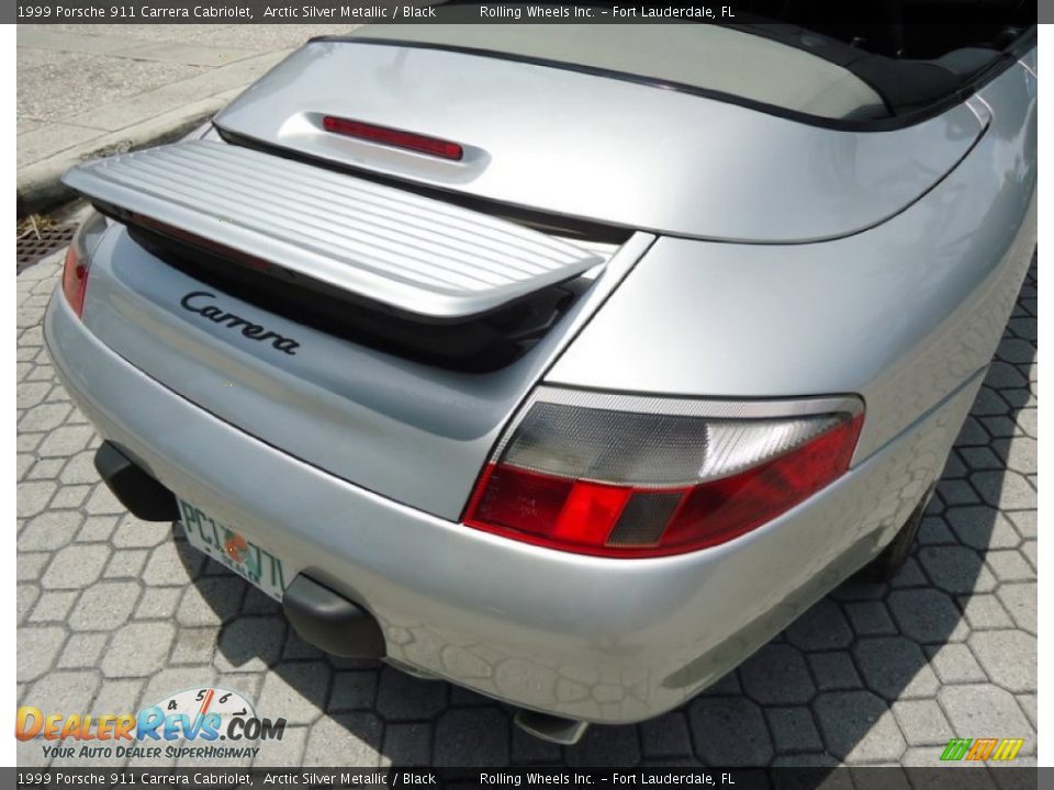 1999 Porsche 911 Carrera Cabriolet Arctic Silver Metallic / Black Photo #30
