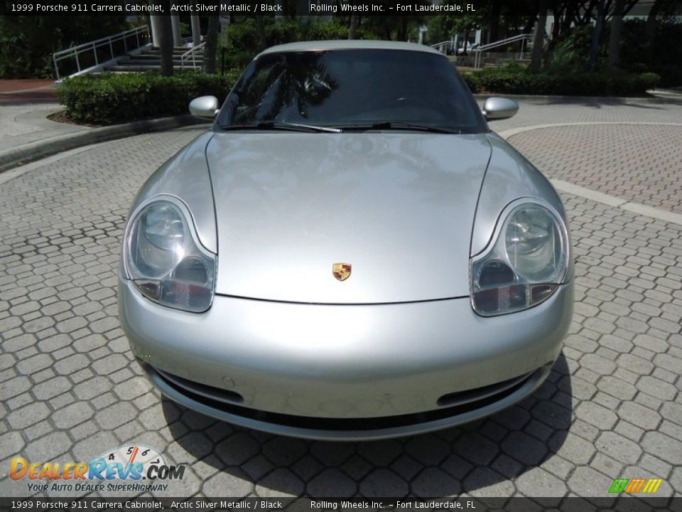 1999 Porsche 911 Carrera Cabriolet Arctic Silver Metallic / Black Photo #33