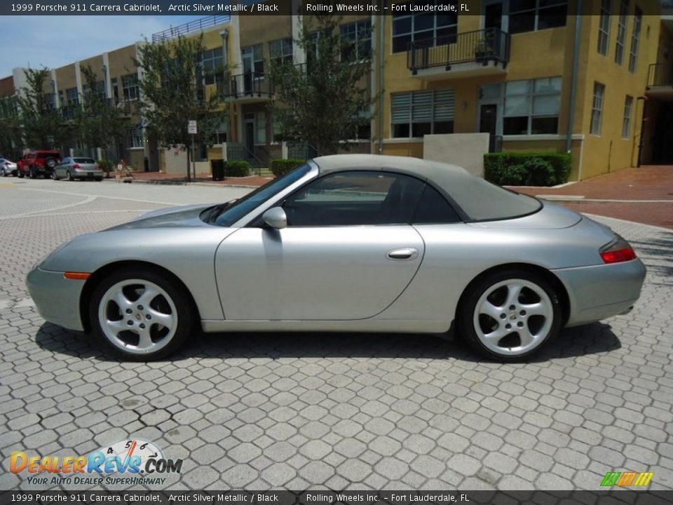 1999 Porsche 911 Carrera Cabriolet Arctic Silver Metallic / Black Photo #34