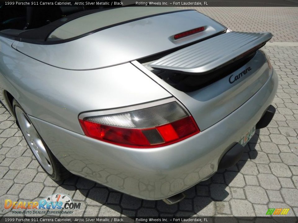 1999 Porsche 911 Carrera Cabriolet Arctic Silver Metallic / Black Photo #35