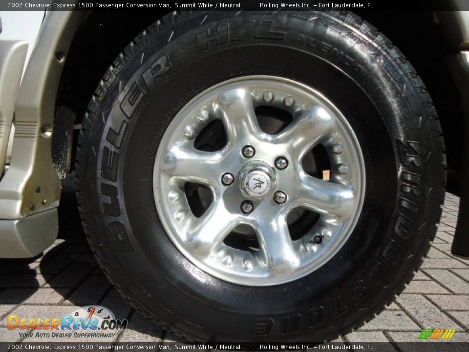 2002 Chevrolet Express 1500 Passenger Conversion Van Wheel Photo #23