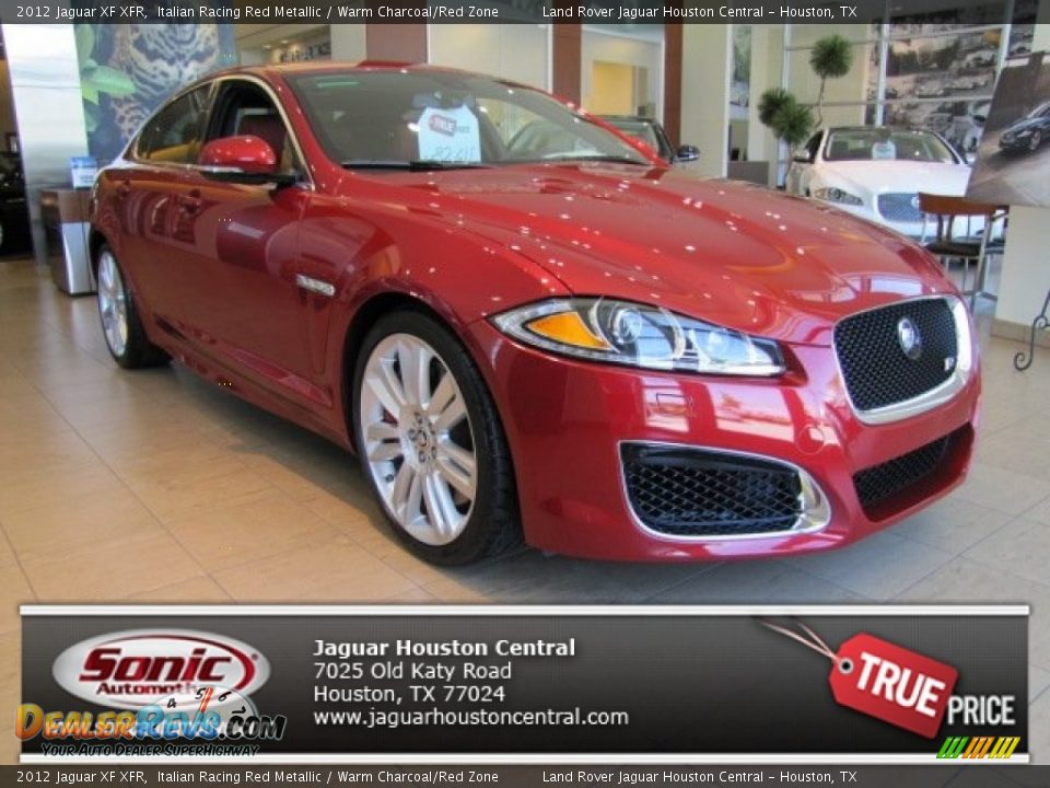 2012 Jaguar XF XFR Italian Racing Red Metallic / Warm Charcoal/Red Zone Photo #1